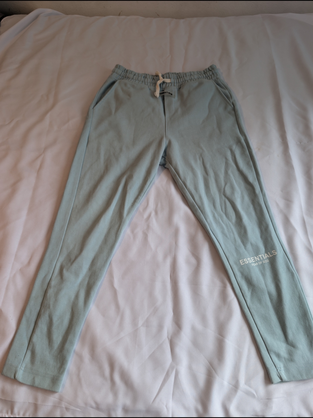 Fear of God Essentials Light Blue Men's Joggers Size M